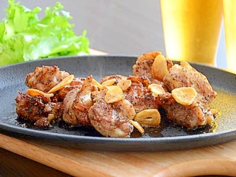 黒こしょう香る 一口チキンステーキ レシピ 作り方 By 楽天出店店舗 香味館ひびき屋 楽天レシピ